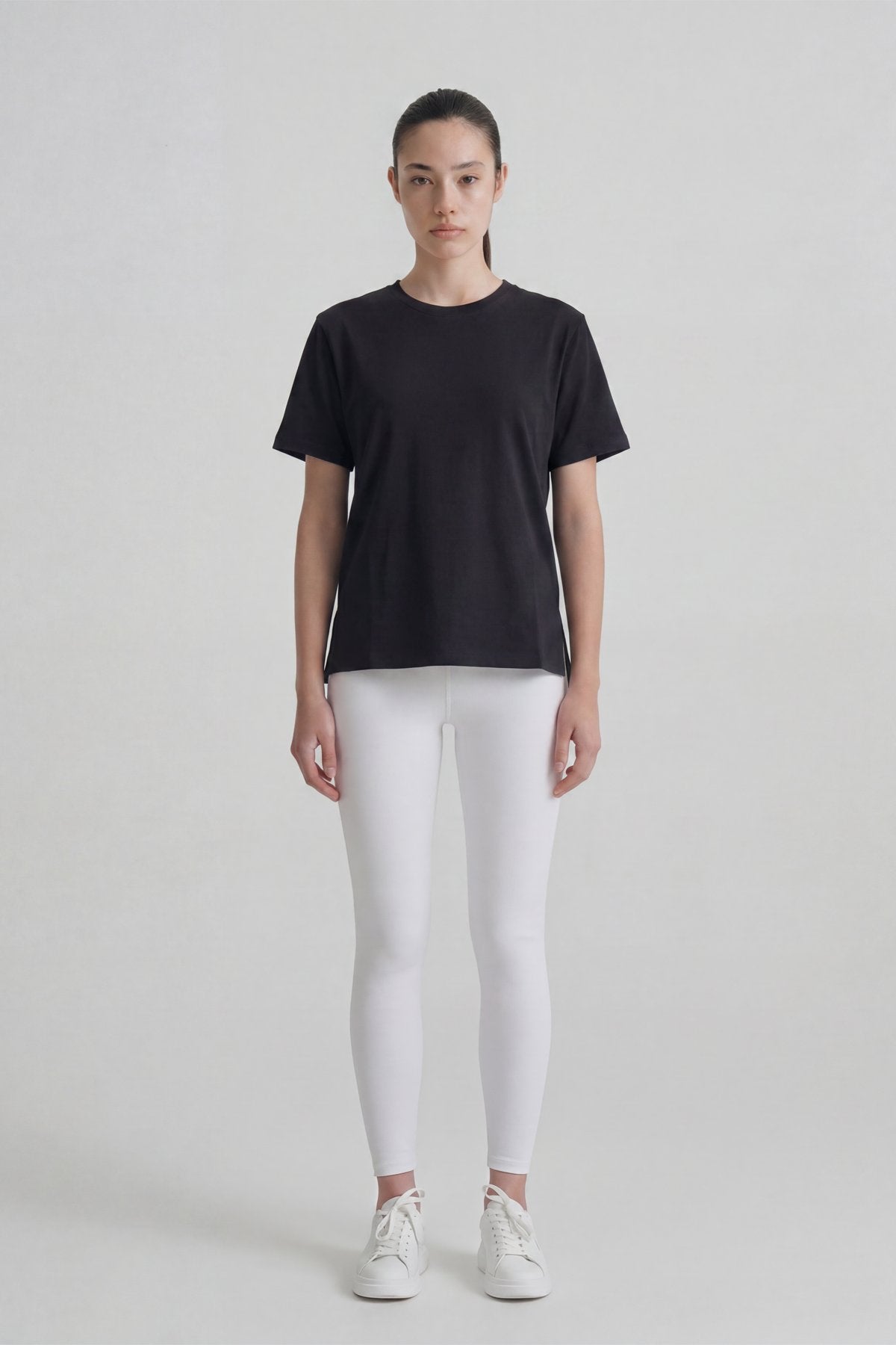 UP&FIT Cotton Basic Tshirt Black