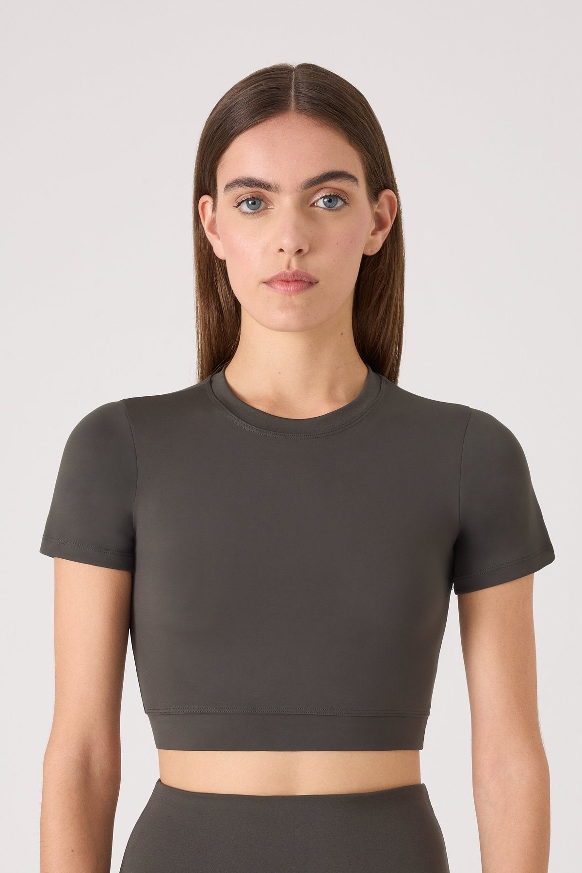 UP&FIT Comfort Crop Haki