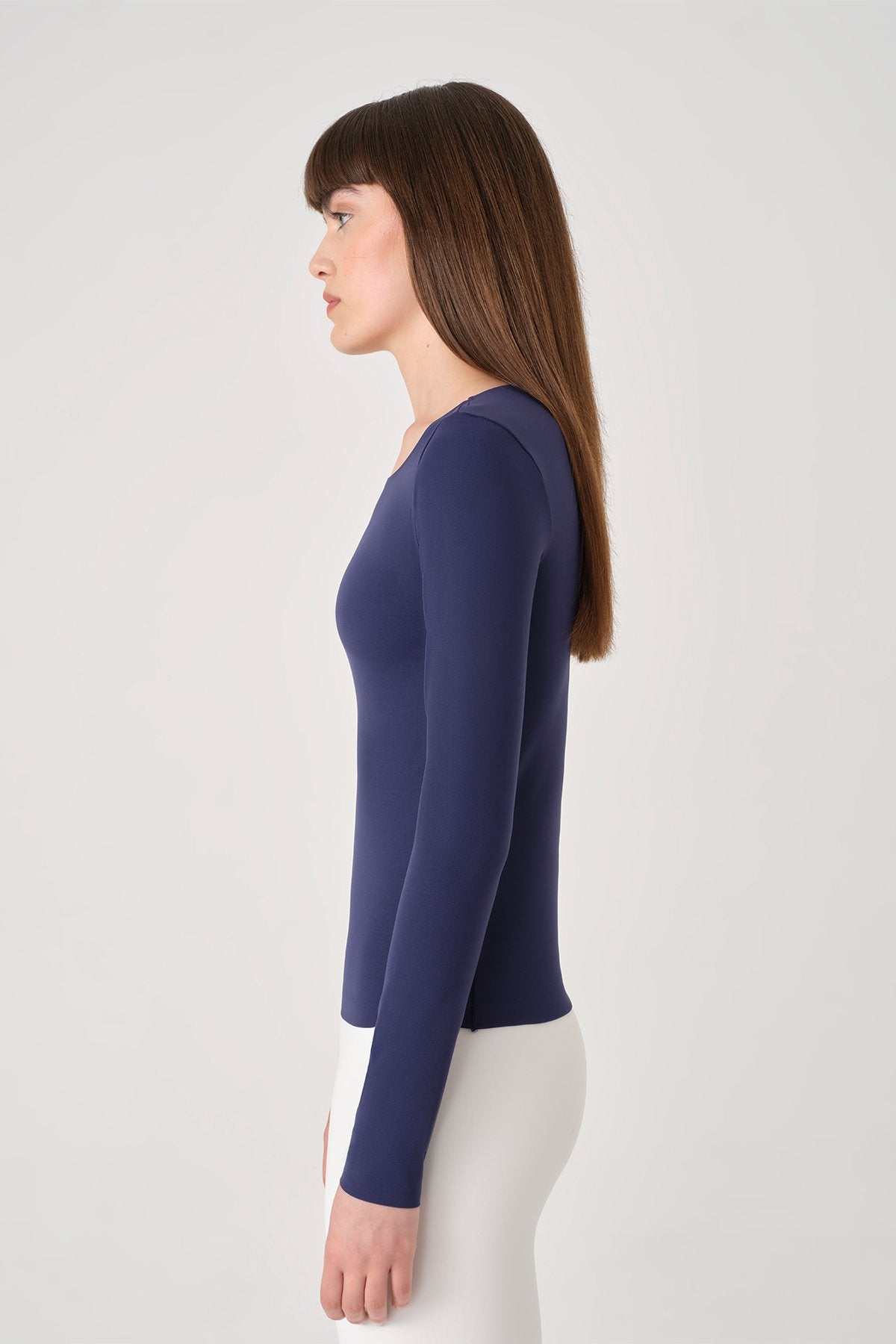 UP&FIT Long Crop Push Up Light Nightblue