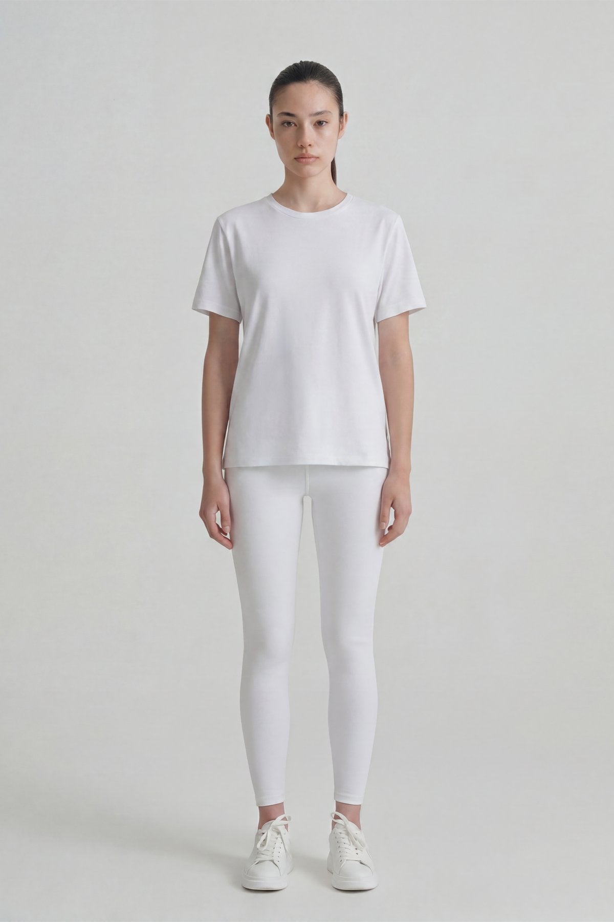 UP&FIT Cotton Basic Tshirt White